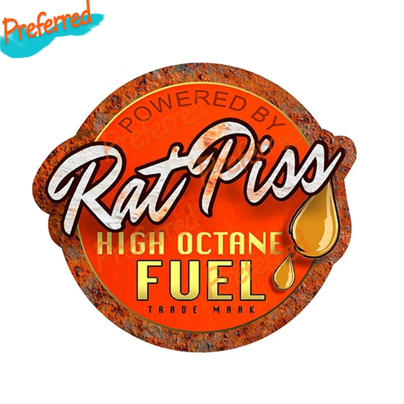 

Rat Rod Rat Piss High Octane Fuel Decal Motocross Racing Laptop Helmet Trunk Wall Vinyl Car Sticker Die Cutting