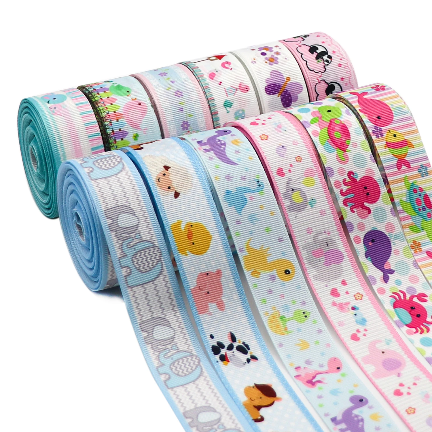 10 Yards 1" 25MM Tier-Baby-Musterband für Haarschleifen, DIY-Bastelarbeiten, handgefertigte Accessoires Y2021020302 – Detail 3