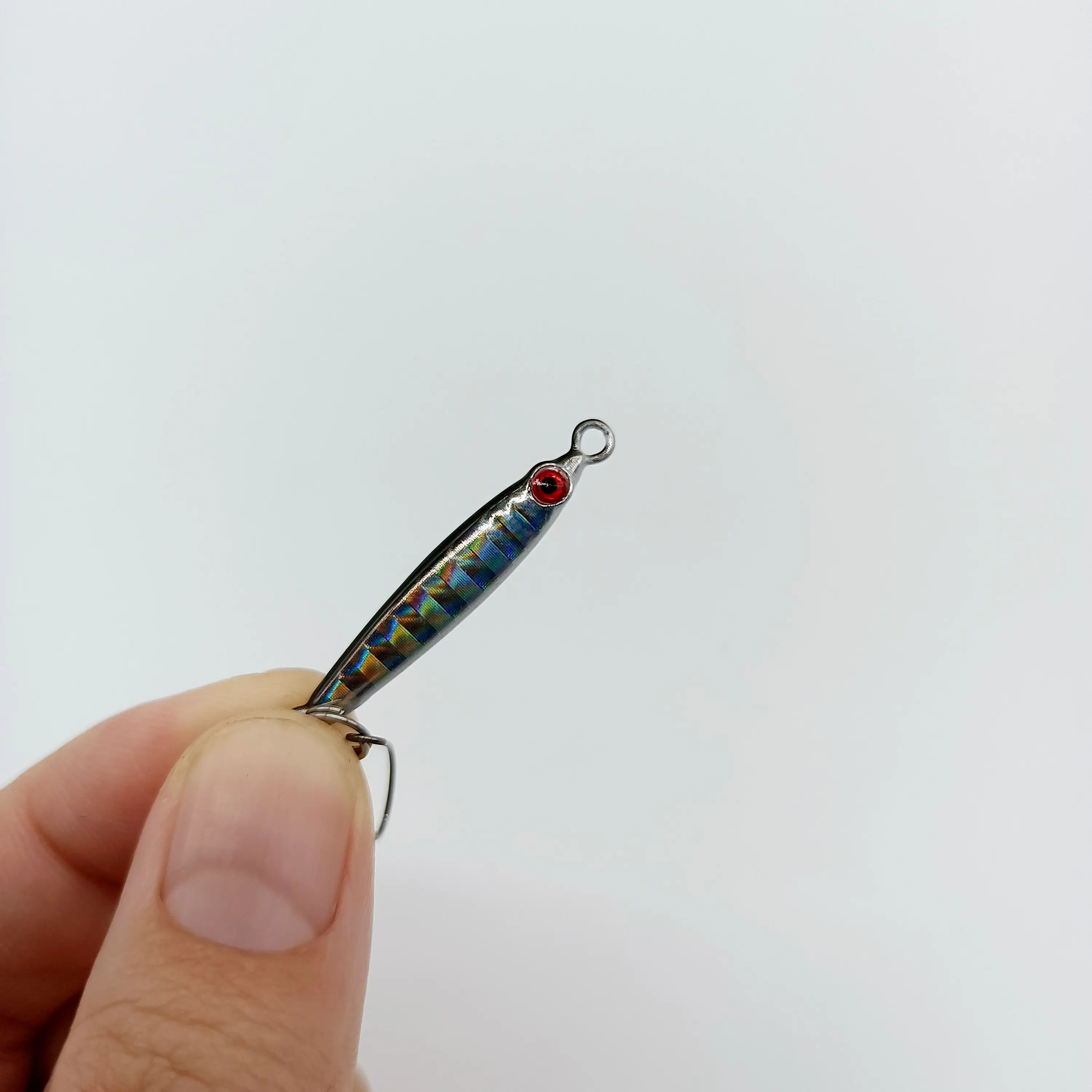 DUODUOYU 1PCS Mini Metall Jig Löffel Angeln Locken 3g/5g Fisch Kleine Fische Mit Einzigen Haken meer Bass Angeln Locken – Detail 3