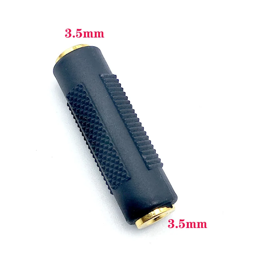 2pcs 2.5mm/3.5mm Audio Adapter for Headset Earphone 3.5mm Female to Female Jack Stereo Adapter Connector Audio Extension Cable