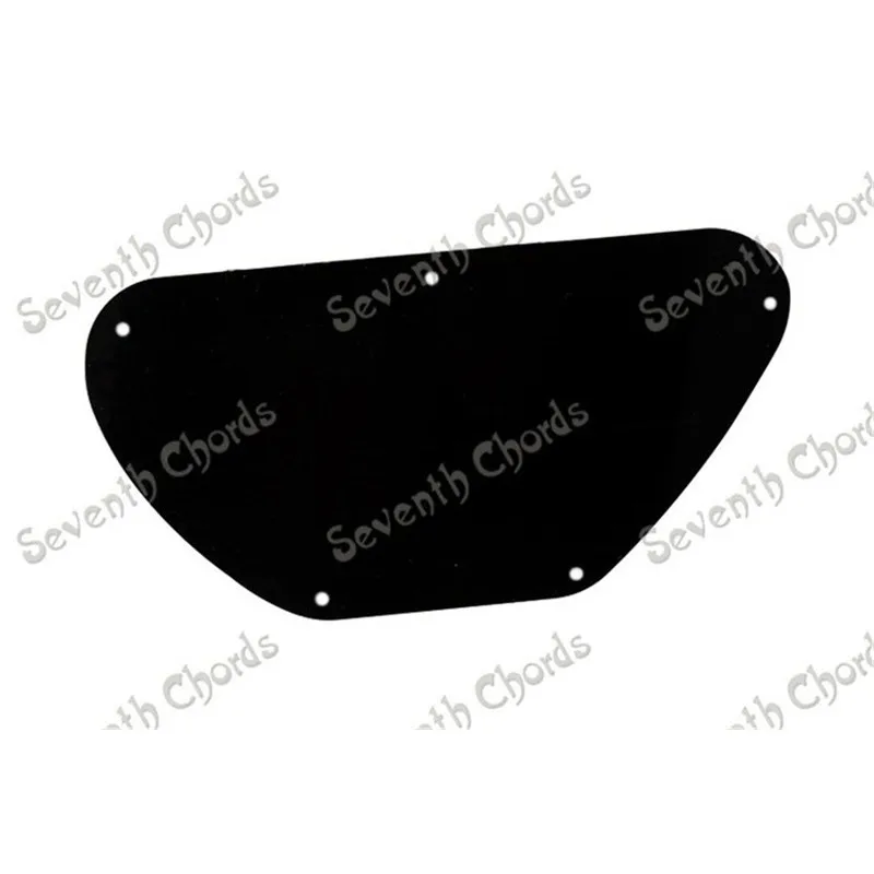 1Pcs Black Plastic Bass Guitar Cavity Cover Cover Back Plate Wiring BackPlate Guitar Pickguard Guitar Accessories Guitar Parts