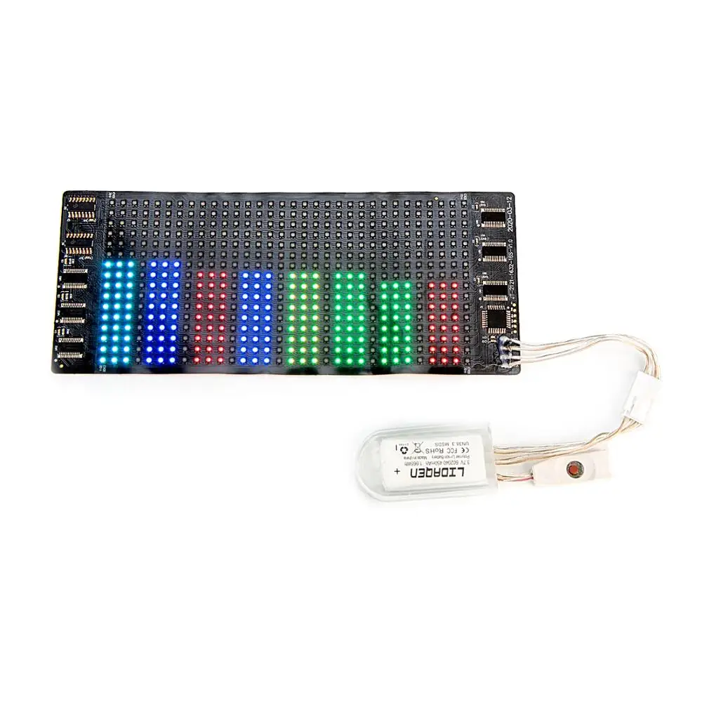 Bluetooth Rgb 7-Color Led Display Lamp Cap Custom Moment Module Cap Bluetooth App Controle Led Cap Karakter Hip hop Cap