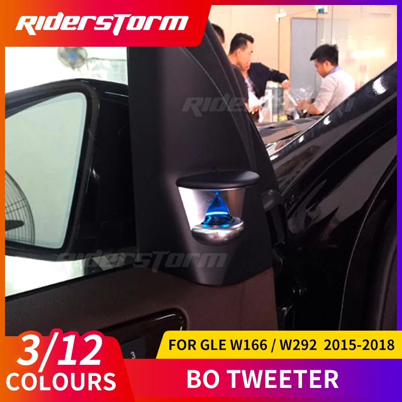 LED BO speaker for Gle W166/W292 sound Audio Speaker for GLE class audio LED BO Tweeter LED speaker For W166/ W292 2015-2018