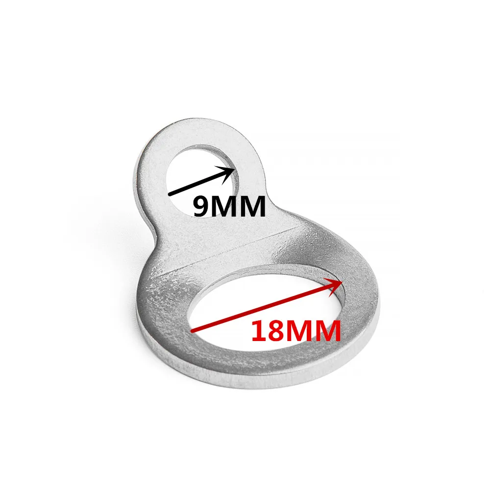 304 Stainless Steel Motorcycle Tie Down Strap Rings For Motorcross/Dirt Bike/ATV/UTV Etc 8/18mm Motorbike Accessories