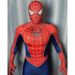 Raimi Classic Spiderman Costume Cosplay 3D Printed Spandex Bodysuit Superhero Raimi Spidey Male Zentai Suits Halloween Costume