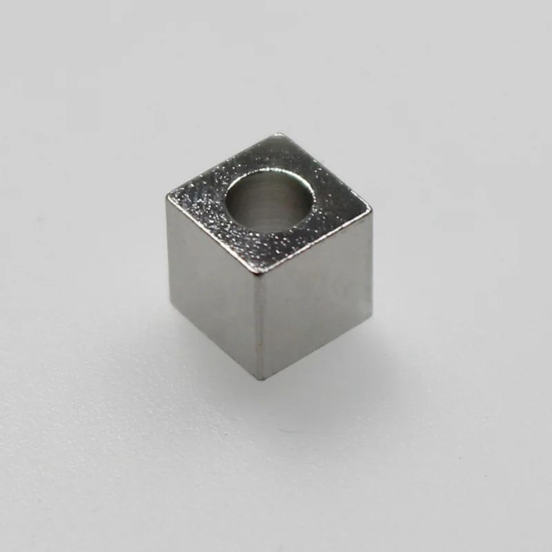50pcs/Lot 304 Stainless Steel Square Loose Beads 2mm 3mm 4mm 5mm 6mm High Quality Handcraft Metal Spacer Beads DIY Fine Jewelry