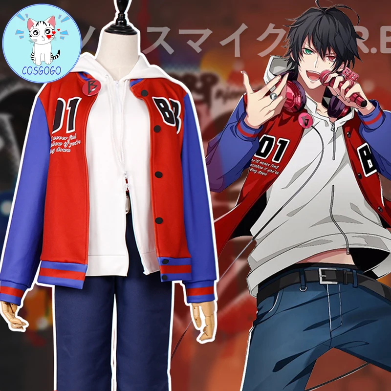 

Division Rap Battle Hypnosis Mic Ichiro Yamada Cosplay Costume DRB MC.B.B Suit Top Pants Coat Halloween Uniform Custom Made