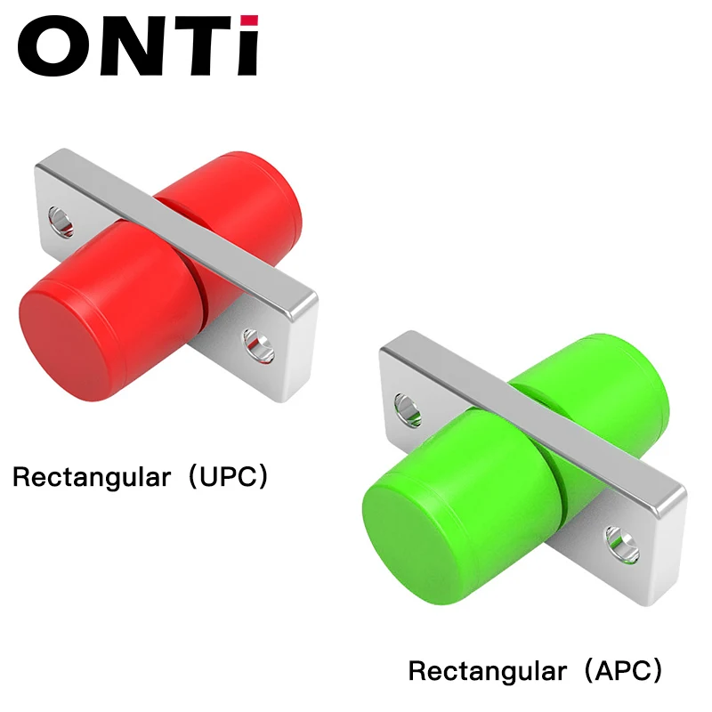 ONTi Type D Single Mode Fiber Coupler FC Circular Flange FC Connector FC UPC Small D Fiber Optic Adapter Square FC APC
