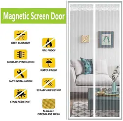 1 Set Summer Anti Mosquito Insect Fly Bug Curtains Net Automatic Closing Door Screen Kitchen Curtains ployester fiber Curtains