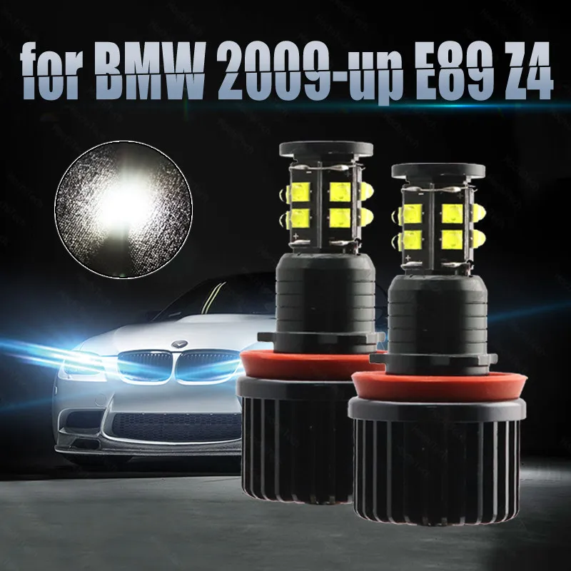 3-year Warranty 3200LM High Power  6000K IP65 for BMW 2009-up Z Series E89 Z4 LED Angel Eyes Marker 240W H8 / H11
