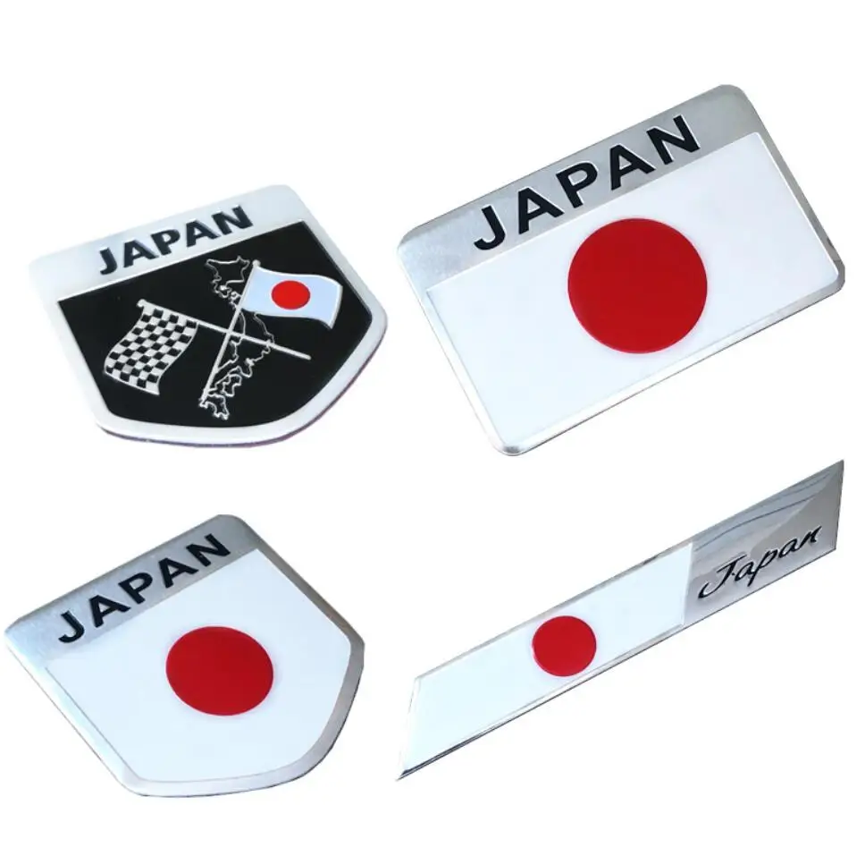 Car Styling 3D Metal Japanese Flag Emblem Badge Logo Japan Sticker Decal For Suzuki SX4 Jimmy Swift S-CROSS Grand Vitara Kizashi