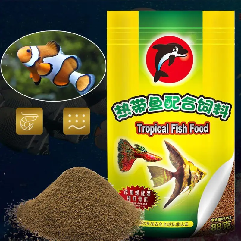 Ornamental Fish Goldfish Small Fishes Nutrition Delicious Feed Aquarium Accessory