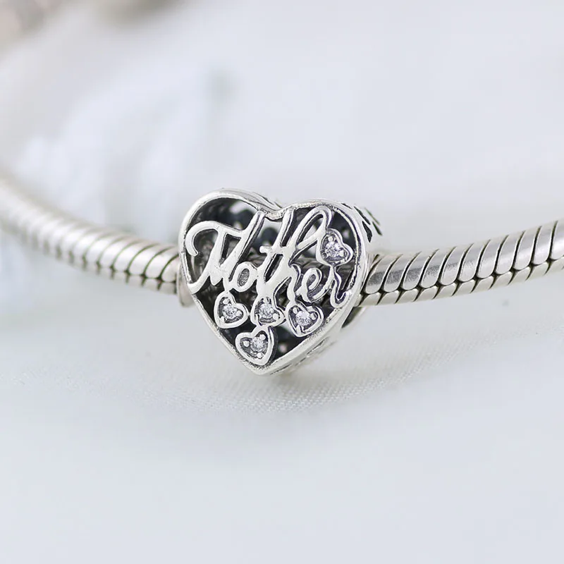 New 925 Silver Plated Family Kid Mom Stroller Feeding Bottle Charm Bead fit Original Pandora Bracelet Trinket DIY Women Jewelry