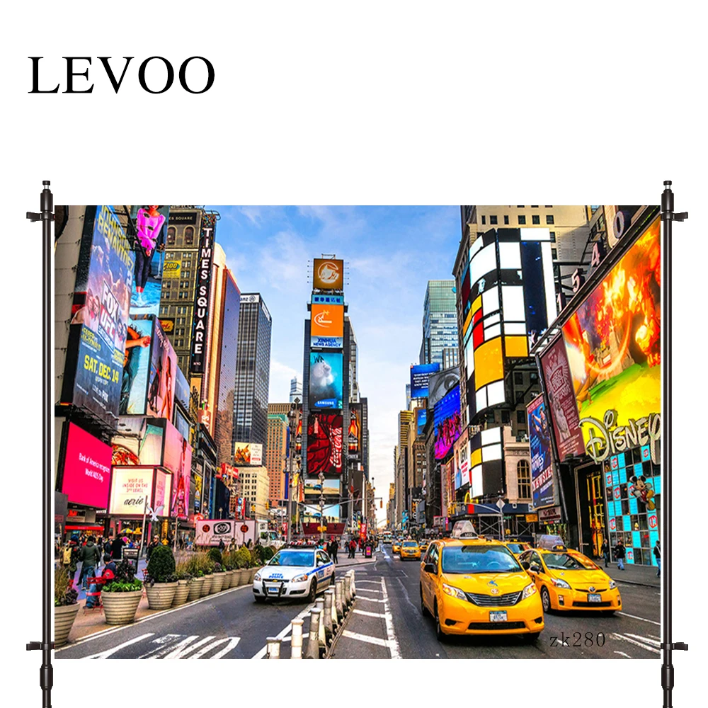 LEVOO Фотография Студия Нью-Йорк площадь анимация оживленный город Новорожденные Фотография фон камера fotografica
