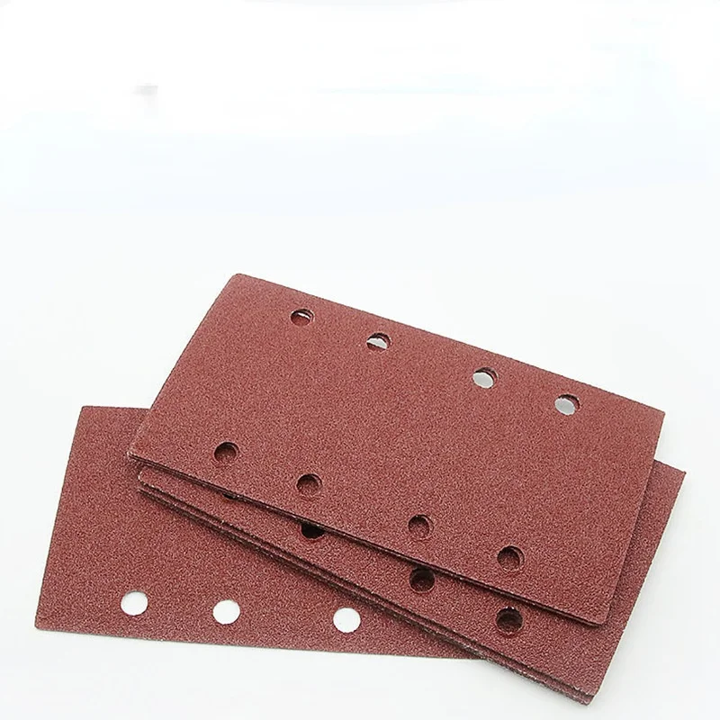 10 Pcs Rectangular Flocking Sandpaper / Square Sandpaper 95 * 185mm / Special-shaped Sandpaper / Grinder Sandpaper