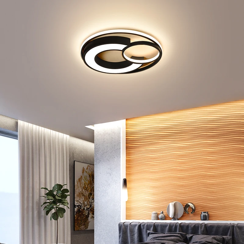 

Nordic Simplicity Round Ceiling Lights Personality For Loft Bedroom Kitchen 38W 50W Indoor Decorative Lamps Fixtures AC90-260V