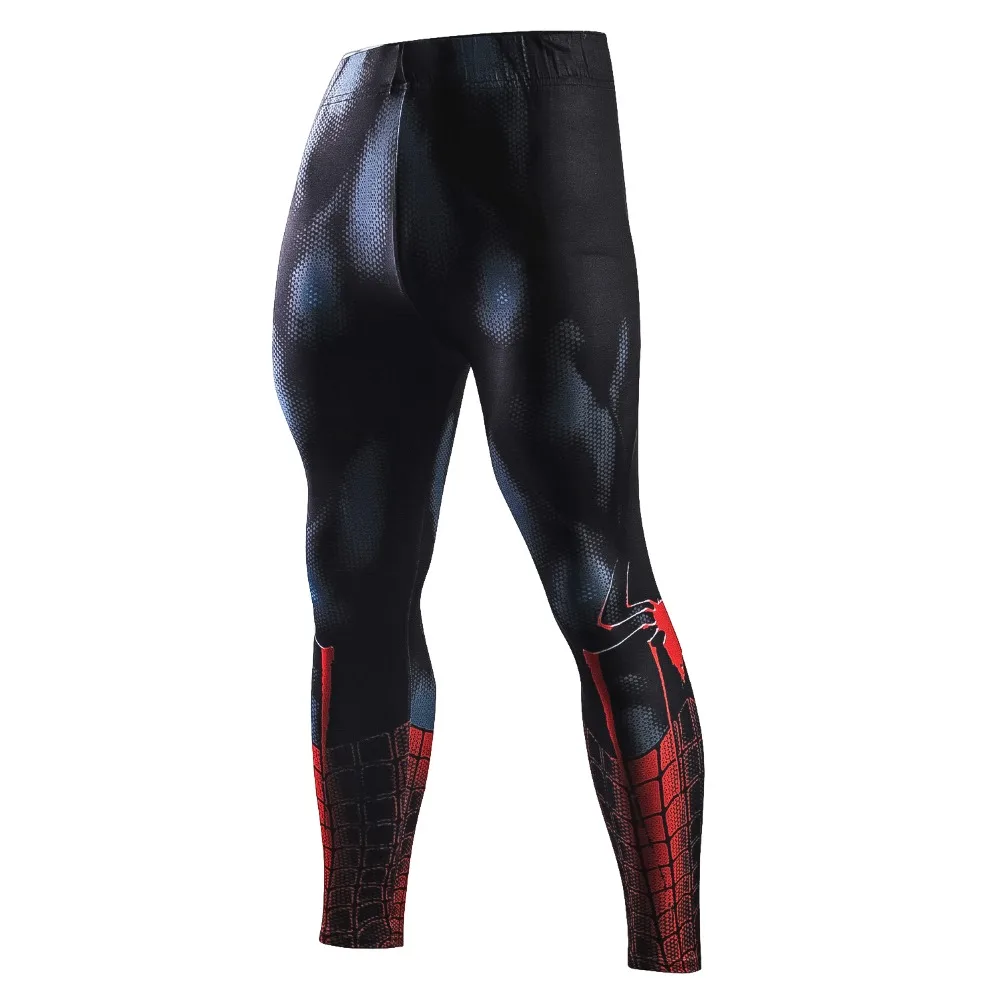 Erkekler Sıkıştırma Tayt Tayt Koşu Spor Erkek Baskı Gym Fitness koşu pantolonları Hızlı Kuru Pantolon Egzersiz Eğitimi Legging