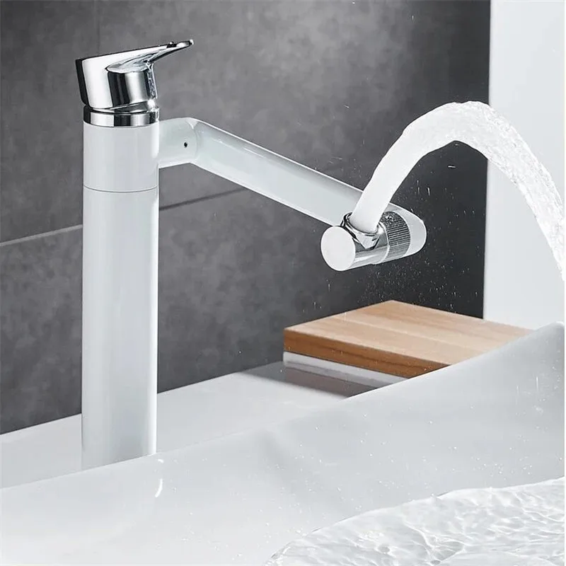 Tuqiu Basin Faucet Modern Rotatable Bathroom Mixer Tap Gold/Black/white/Chrome Wash basin Faucet Hot and Cold Sink Faucet New