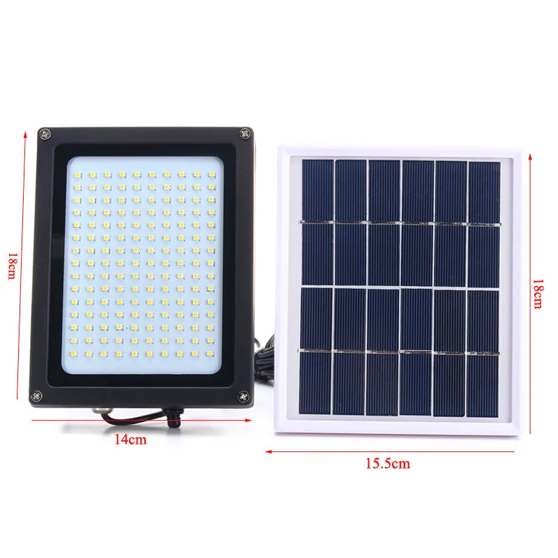 Waterproof IP65 LED Floodlight with Solar Powered Panel Motion Sensor 150 LED 3528 SMD Security Emergency Flood Lights