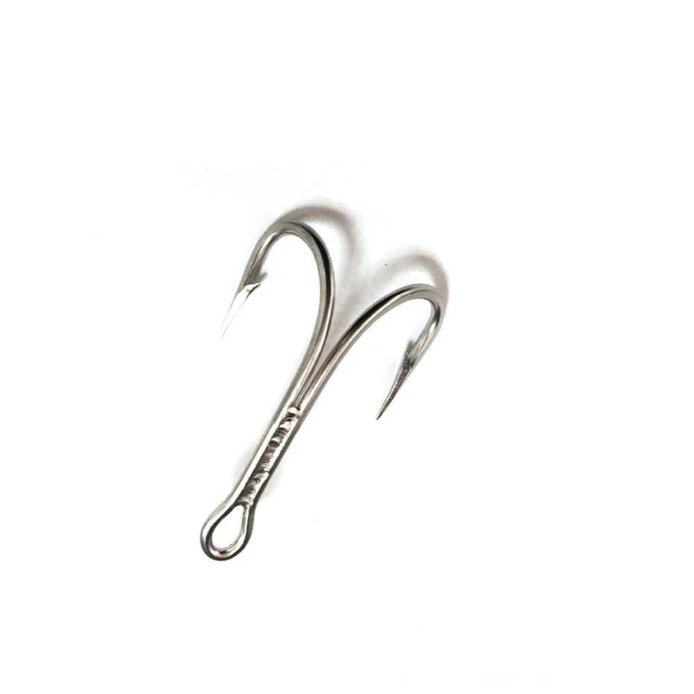 

Double Fishing Hooks, Double Fishing Hook for Jig, Saltwater Fishing Tackle, 10Pcs per Lot