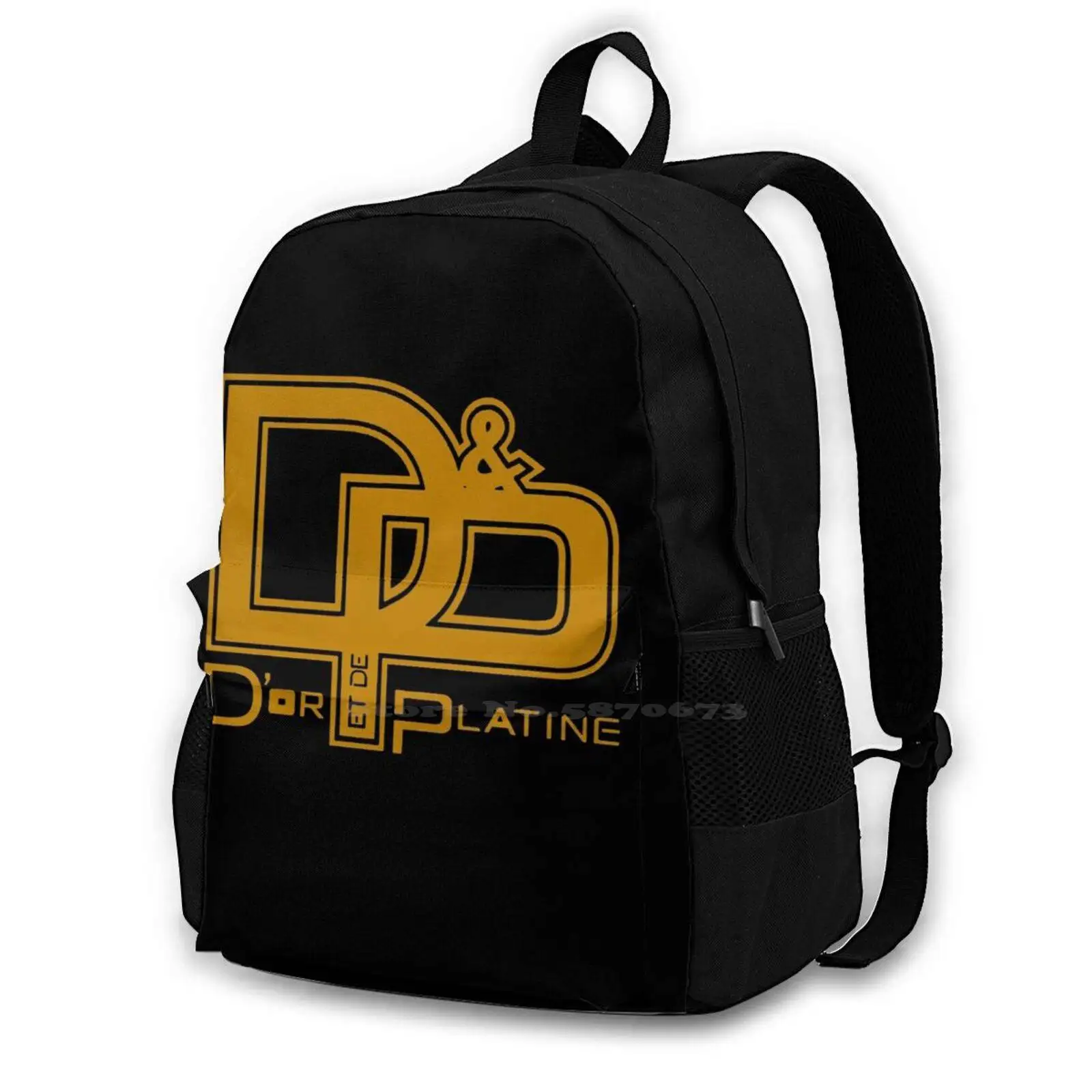 Dp D'Or Et De Platine Jul New Arrivals Unisex Bags Student Bag Backpack Jul Detp Dj Rapper Music Tour Ninho Rk Lil Baby Tessca