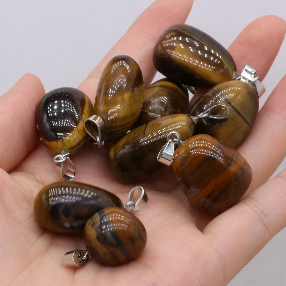 5pcs/lot Natural Stone Pendant Charms Irregural Natural India Agate Amethyst Pendant for Making Women DIY Necklace 15x20-18x25mm