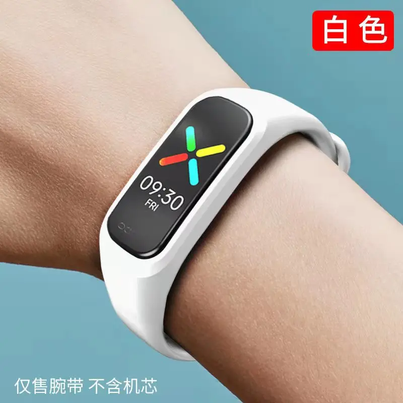 Силиконовый ремешок для часов в официальном стиле для OPPO Band, оригинальный Смарт-браслет для фитнеса, сменный Браслет для OPPO, Новинка