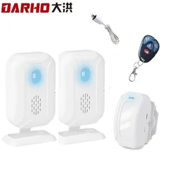 Darho Wireless Welcome IR Infrared Motion Sensor Doorbell Alarm 280M Range Security Alarms For Home Shop Store Magnetic Chime