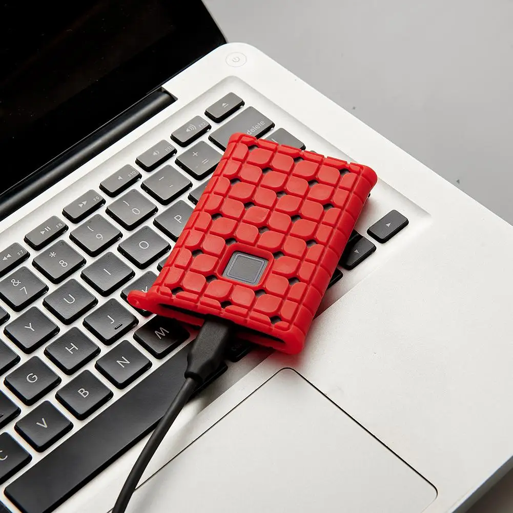 Funda de silicona para disco duro Samsung T7 SSD, cubierta protectora anticaída