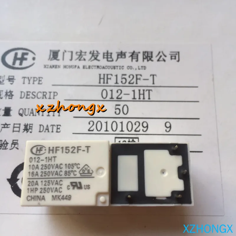 Relay HF152F 012-1HT(610)(555) 12VDC 4 16A HF152F-T