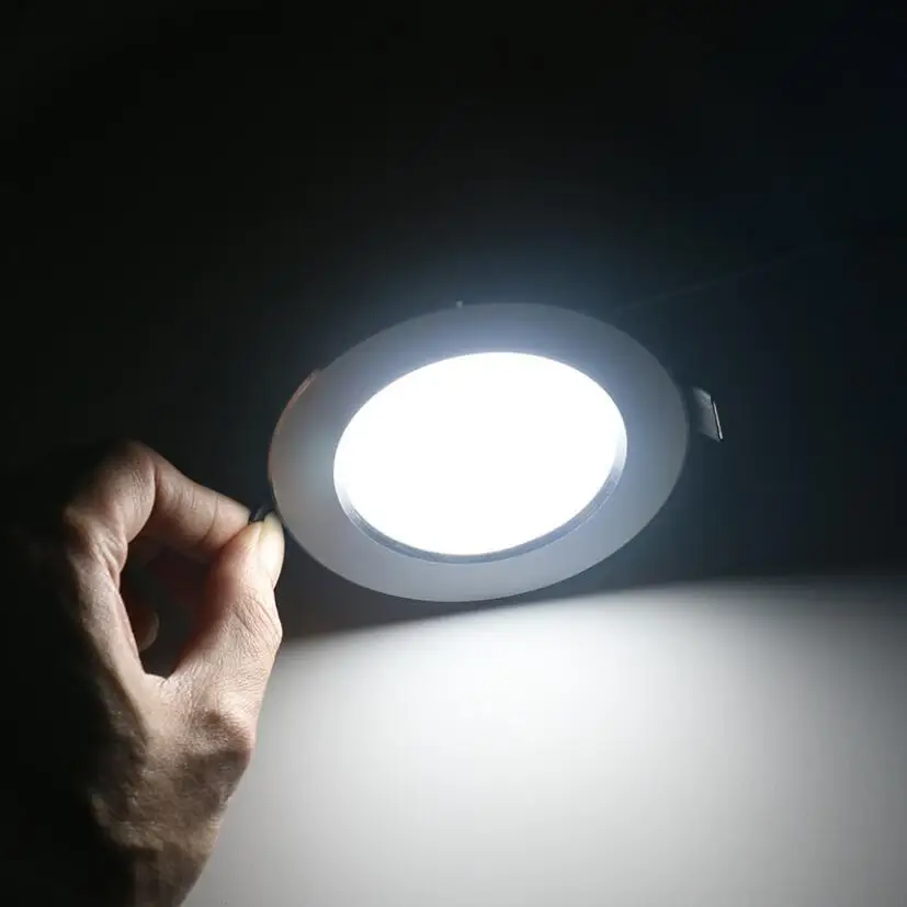 1pcs New Recessed Light LED Smart Downlight 6W 9W 12W 18W Dimmable IR Remote Control Smart Small Night Lamp Ceiling Down Lights.