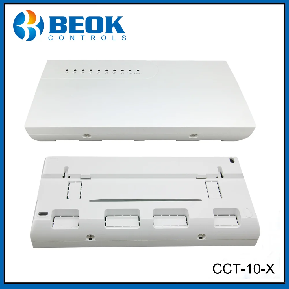 Beok CCT-10-X Wireless Hub Controller for 8 Outputs Channels Concentrator 8 sub-chamber workwith WIFi thermostat for Gas Boiler