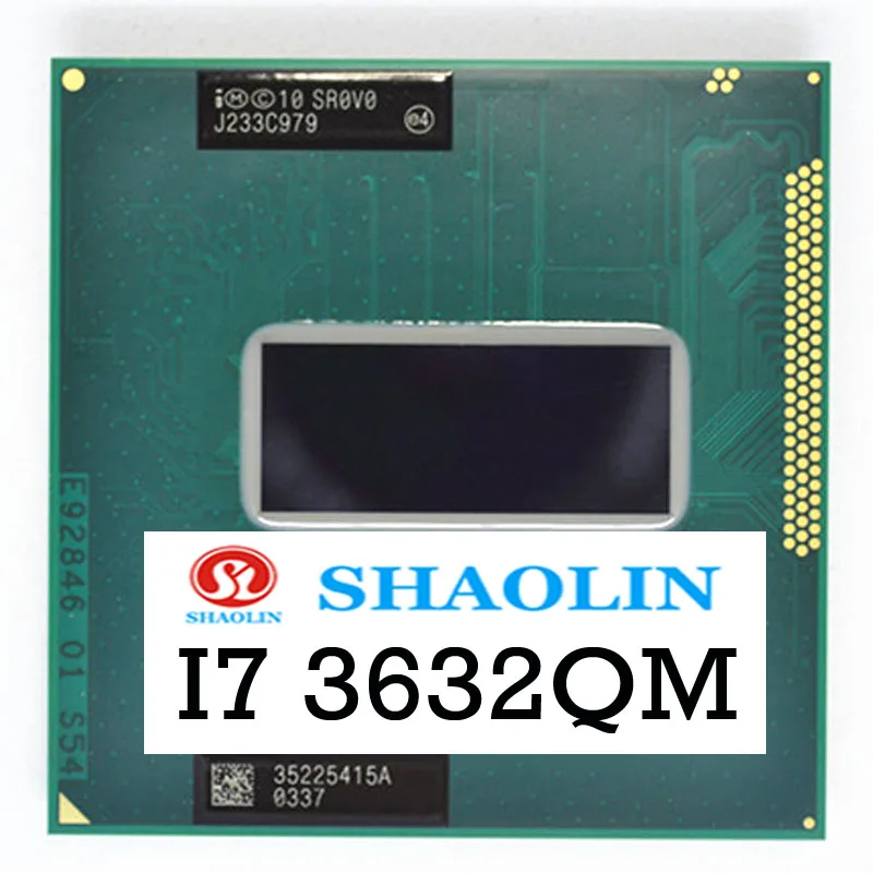 I7-3632QM I7 3632QM SR0V0 I7-3630QM I7 3630QM SR0UX Quad-Core Eight-Thread CPU Processor 6M Socket G2 / rPGA988B Notebook CPU