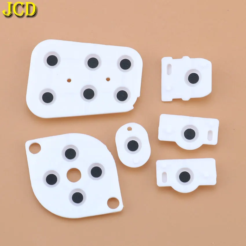 

JCD 1Set Silicon Conductive Rubber Pad A B X Y D Pad Buttons Contacts Kit for N64 Controller Joy Pad Conductive Button