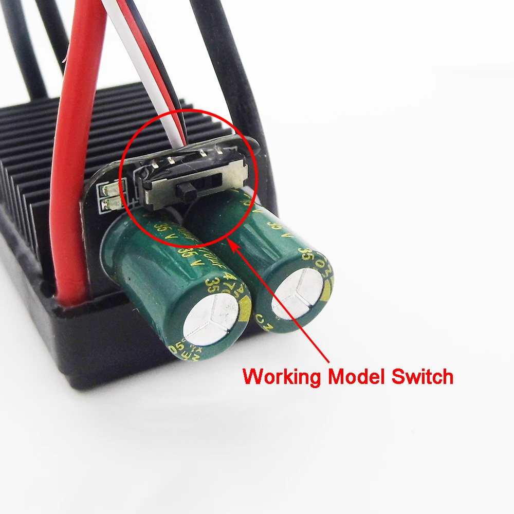 12V 24V 100A ESC 997 Brush Motor Speed Controller 2-ways  Forward Backward Brake for RC Boat Marine Car Truck Tank