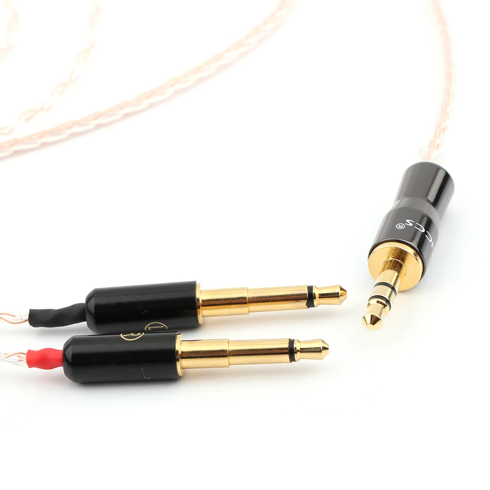 8cores Replacement Headphones Cable Audio Upgrade Cable For Meze 99 Classics/Focal Elear Headphones