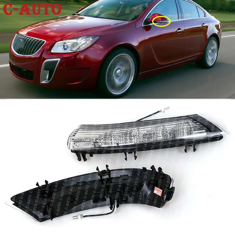 Car For Buick Regal 2011 2012 2013 2014 2015 2016 Left and Right LED Rearview Mirror Turn Signal Lights Lamp Car-styling