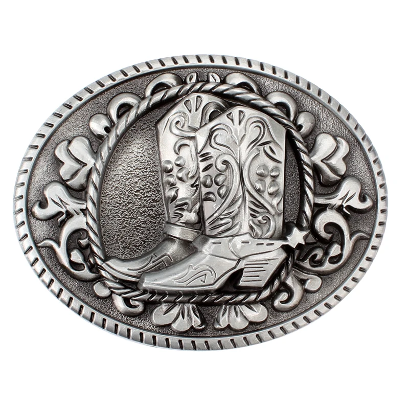 Classics Popular Boots Pattern Cowboy Belt Buckle Alloy