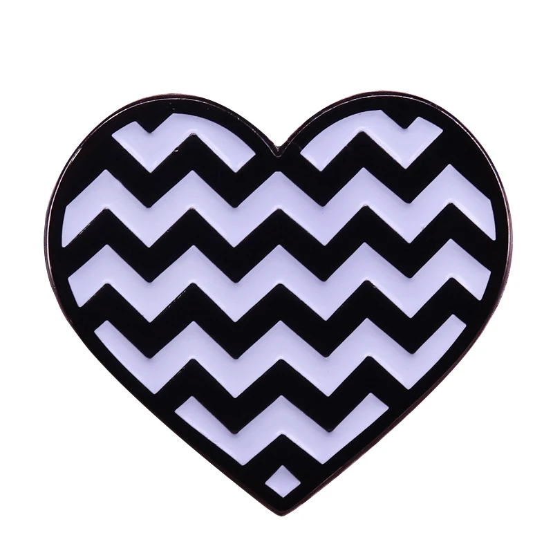 Twin peaks enamel pin brooch metal badge collection David Lynch tv series jewelry