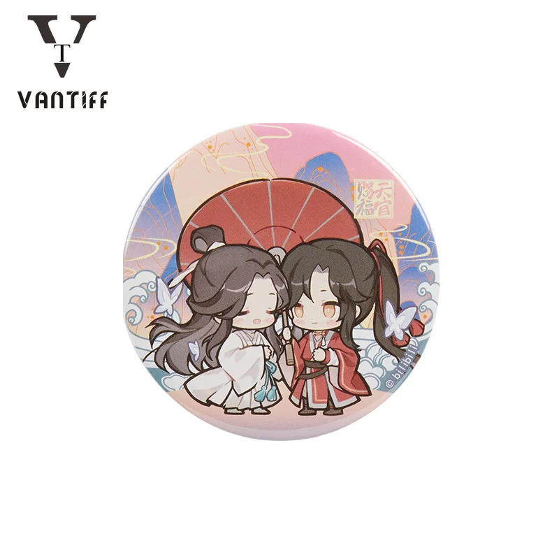 

2021 Anime Tian Guan Ci Fu Hua Cheng Xie Lian Badge Button Brooch Pin Cartoon Medal Costume Decor Souvenir Cosplay Gifts for Kid