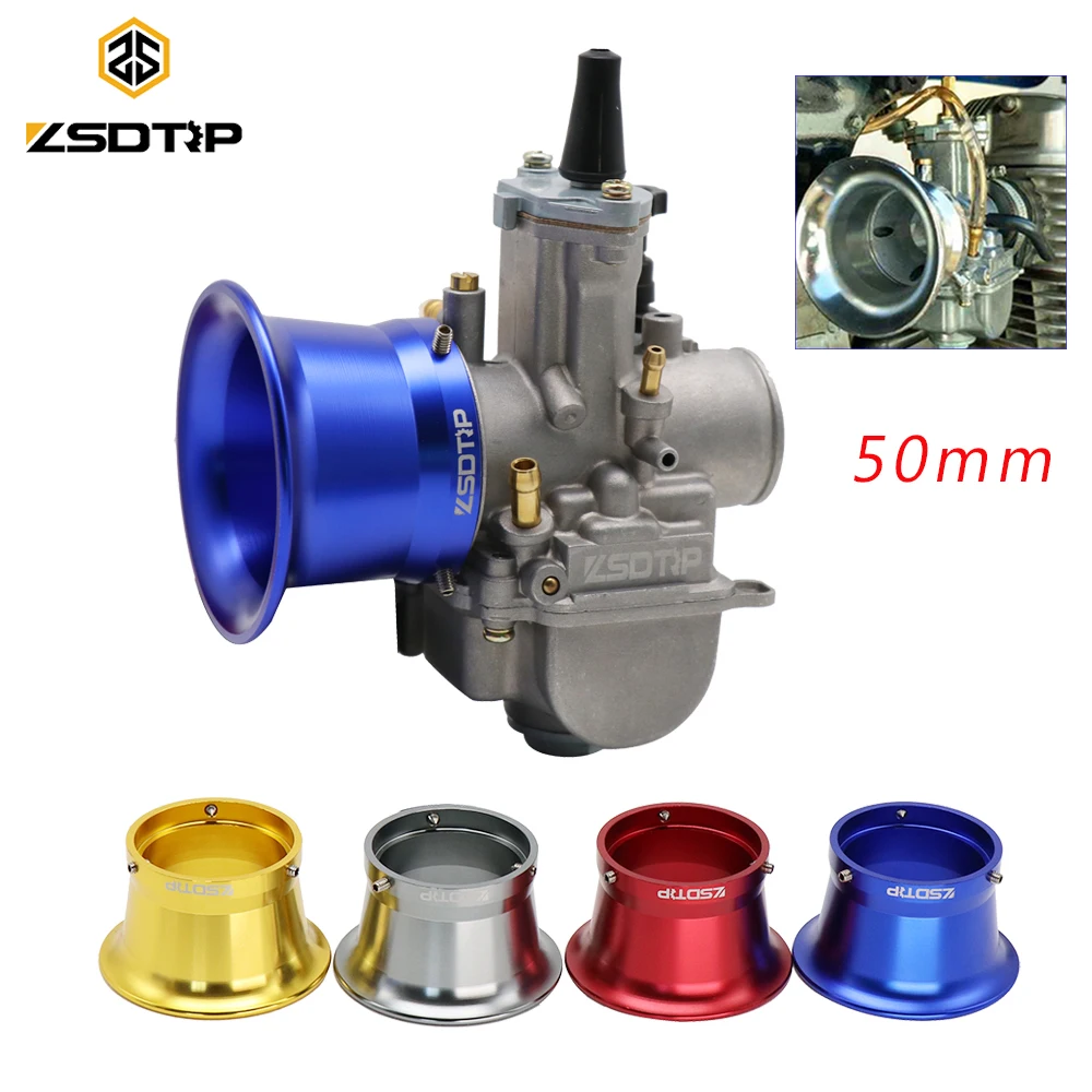 ZSDTRP 50mm Motorcycle Modified Carburetor Air Filter Cup For Keihi OKO KOSO PWK24/26/28/30 PE CVK28/30 Wind Cup Horn Cup