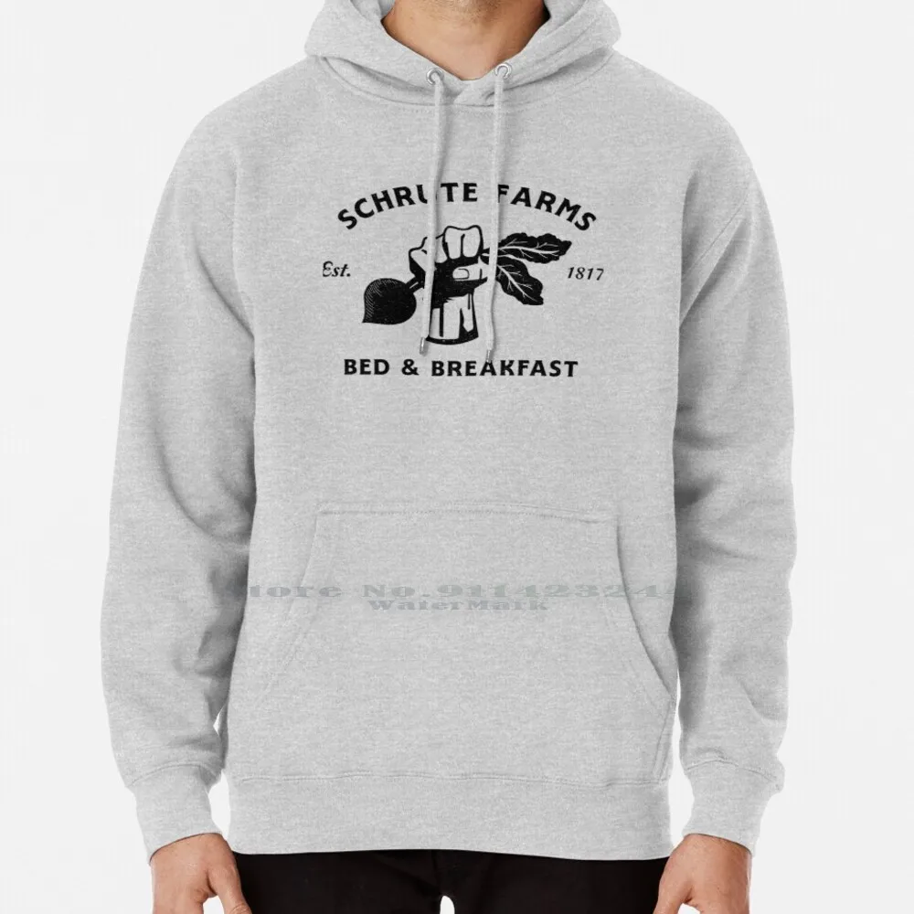 

Schrute Farms Hoodie Sweater 6xl Cotton Dwight Schrute The Office Beets Farm Tv Funny Quote Women Teenage Big Size Pullover