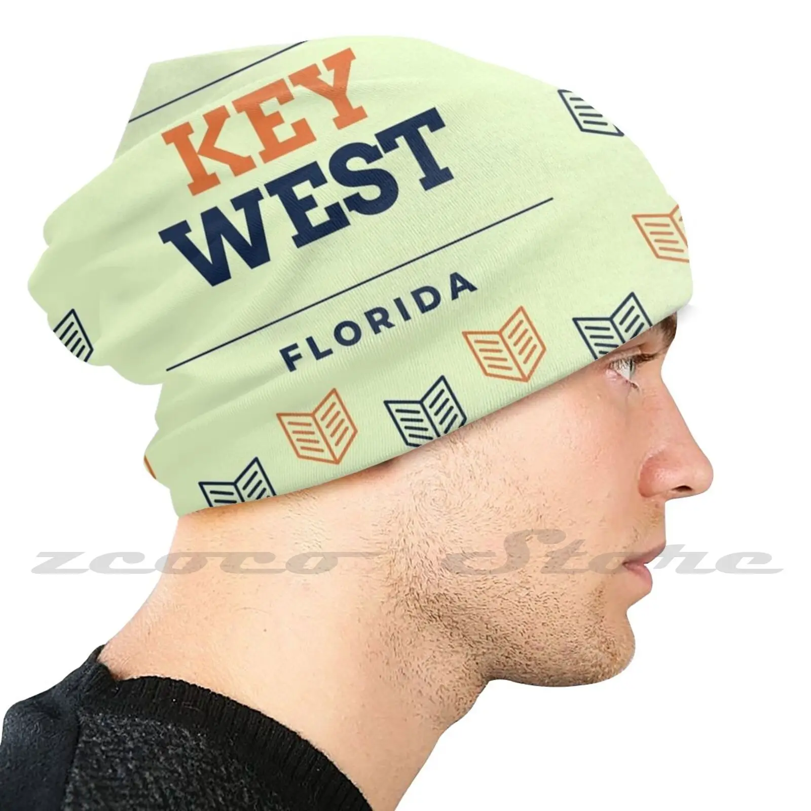 Key West , Florida Diy Pullover Cap Knit Hat Plus Size Keep Warm Elastic Soft Key West Florida Keys Florida Fl Naples