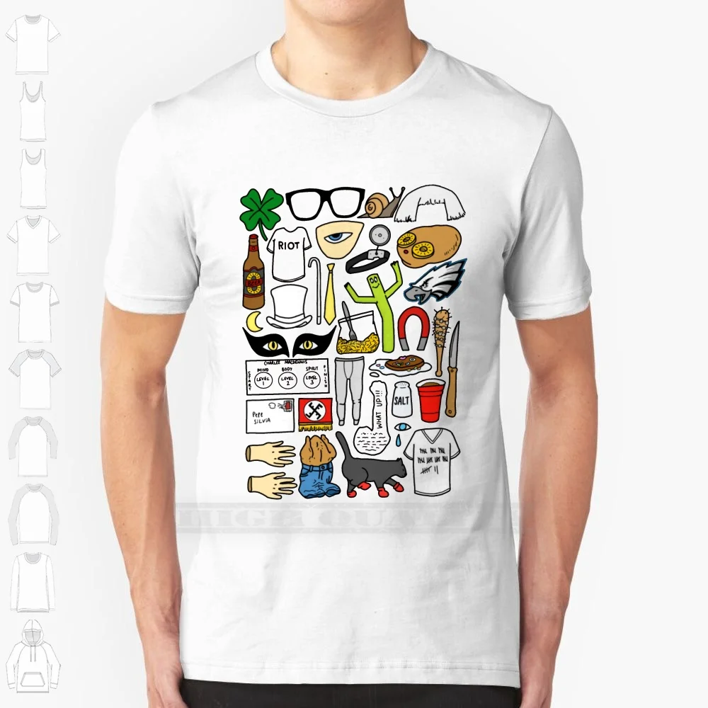 

Футболка из 100% хлопка с надписью «It's Always Sunny»