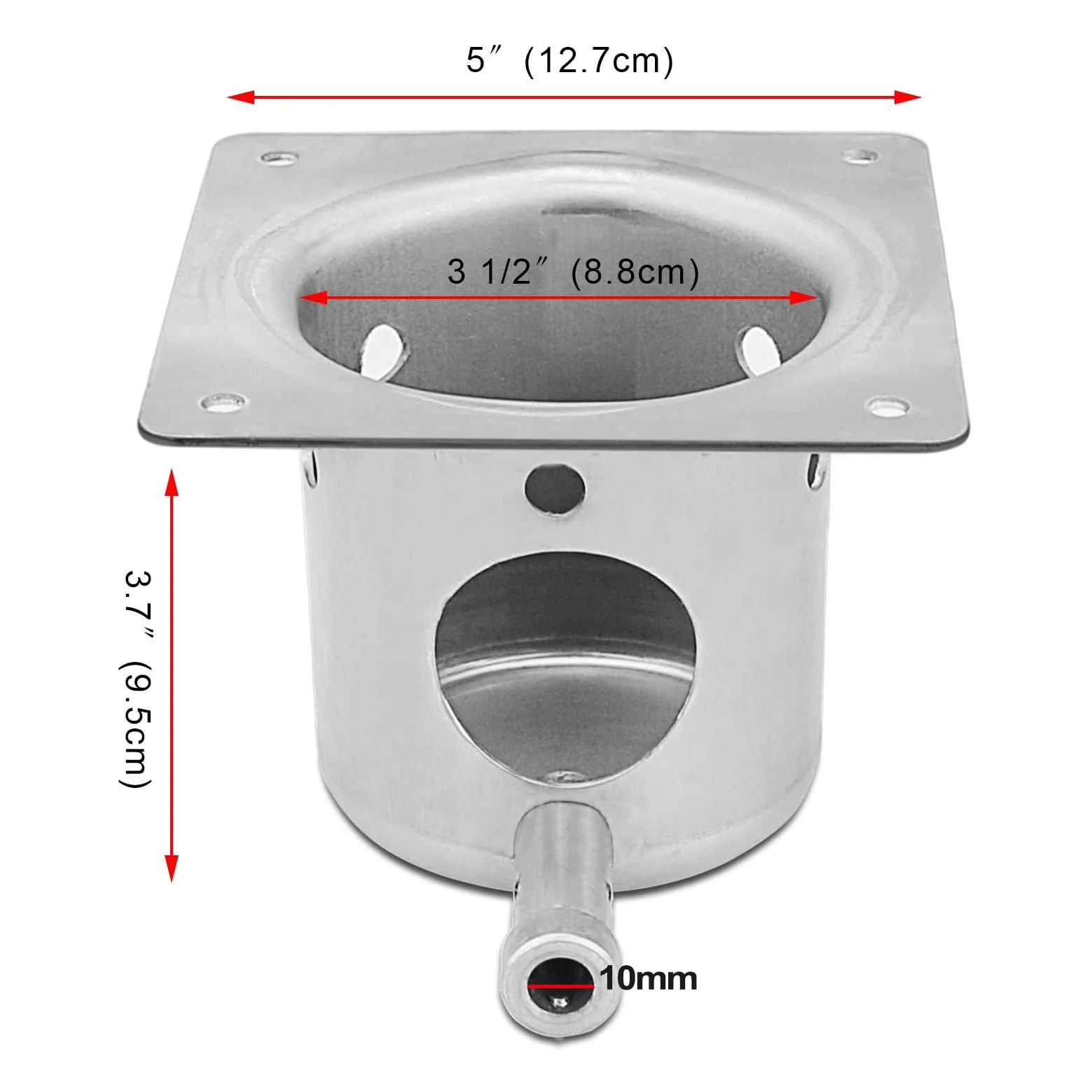 Fire Burn Pot Replacement Parts for Traeger and Most Pit Boss Pellet Grill Burner DIY Grill Accessories