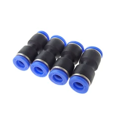 High Quality 10PCS/lot Air Pneumatic Fittings Straight Push in Connectors Quick Fitting PU4 PU6 PU8 PU10 PU12 PU14 PU16