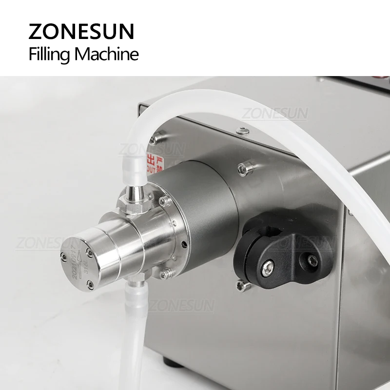 ZONESUN – pompe magnétique automatique ZS-MPYT600, Machine de remplissage d'huile essentielle 10-1000ml Max 100 ℃ liquide