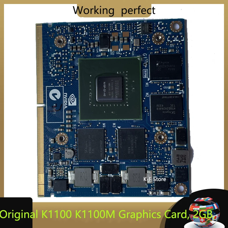 

Original K1100M GDDR5 2GB for IMac A1311 A1312 HD6970m Upgrade Laptops Graphic Video Card N15P-Q1-A2 for Dell HP ZBOOK 051Y08