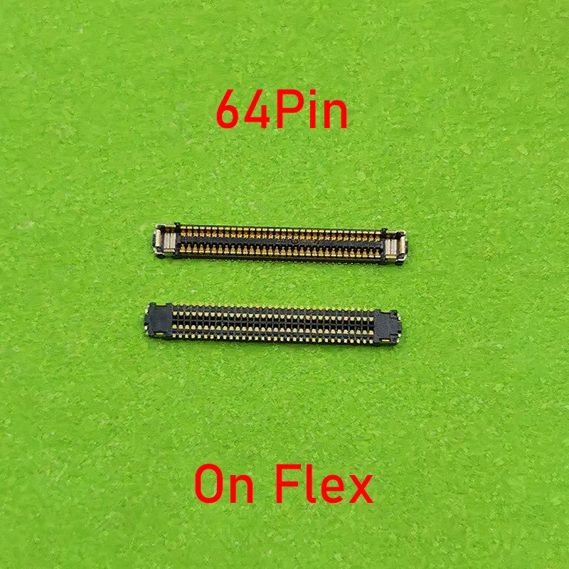 2-5PCS 64Pin LCD Display FPC Connector On Board For Samsung Galaxy S9/S9 Plus/G960 F U S9+ G965 G965F Note 8/N950 Screen Flex