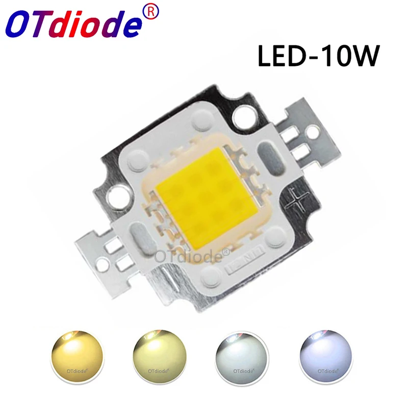 10W Warm Natural White High Power LED COB Chip 3500K 4500K 6500K 15000K 25000K 35000K COB SMD Light Beads For 10W Floodlight